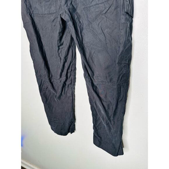 ANOTHER TOMORROW Black Cotton Front Button Fly Cargo Style Trouser Pant Size 42 - Picture 6 of 14